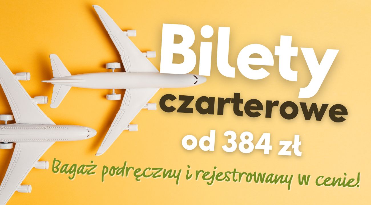 Bilety czarterowe Nekera: bagaż rejestrowany w cenie