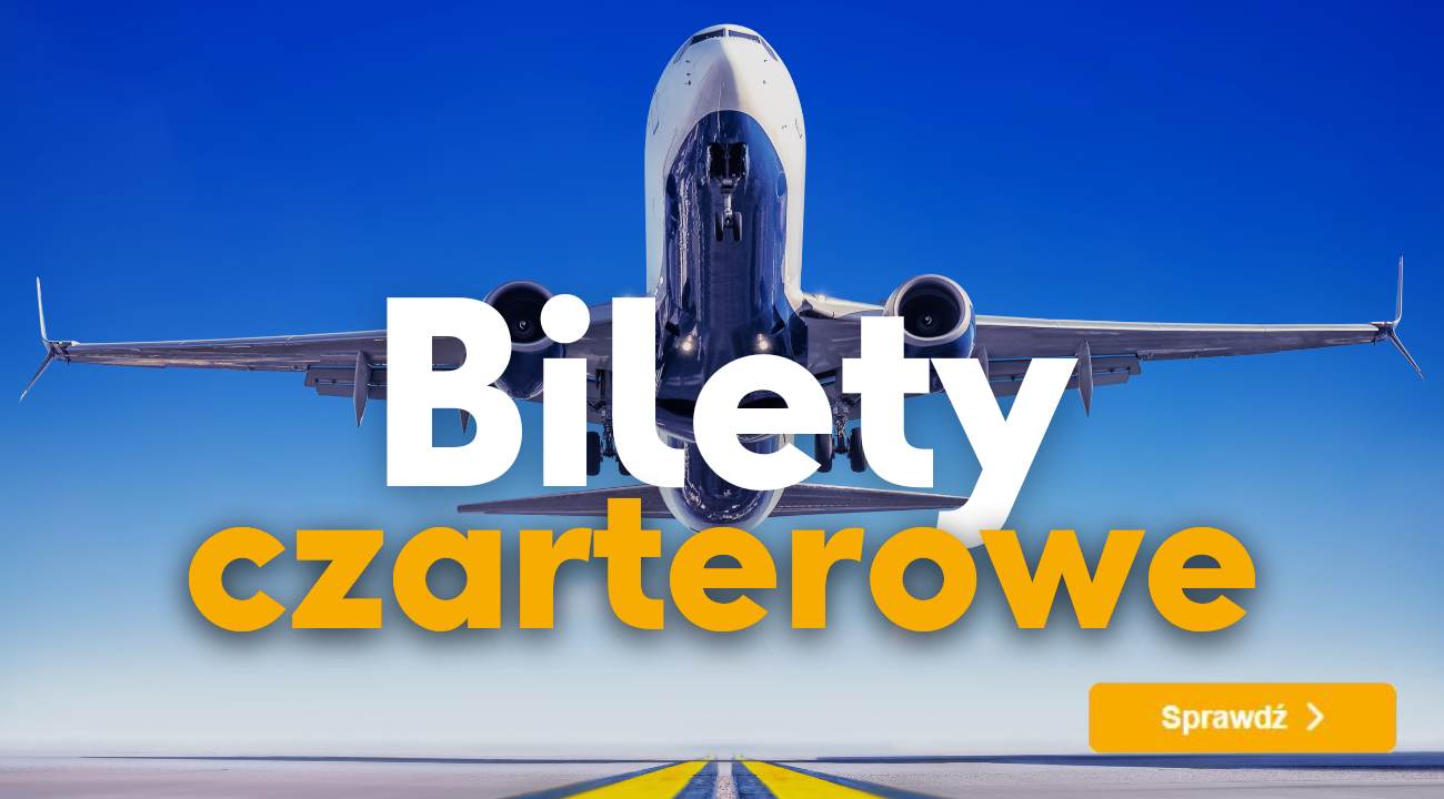 Bilety czarterowe: Majorka, Rodos, Antalya, Kreta. Bagaż rejestrowany w cenie