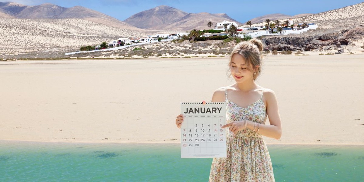 Fuerteventura w styczniu – słoneczne wakacje w środku polskiej zimy