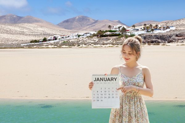 Fuerteventura w styczniu – słoneczne wakacje w środku polskiej zimy