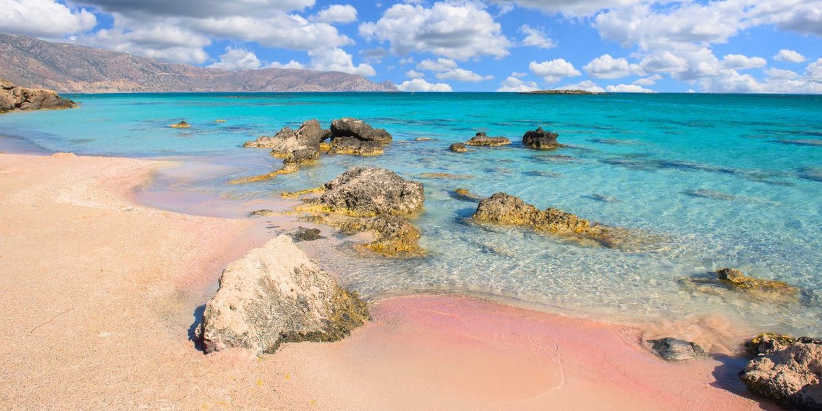 Elafonisi – różowa plaża na Krecie